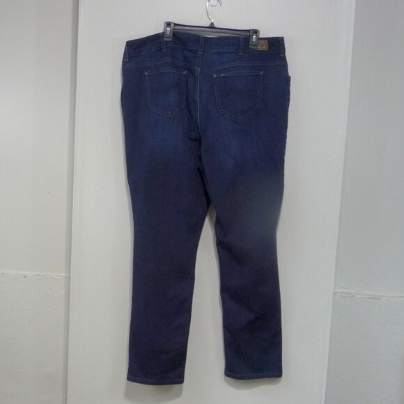 LEE JEANS SIZE 22W LONG STRAIGHT LEG STRETCH - Picture 6 of 9